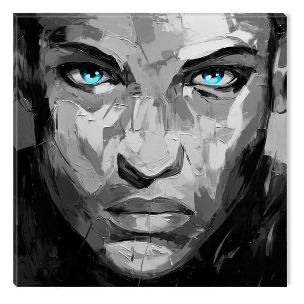 Black And White Faces Art Canvas Pictures Canvas Painting Canvas Wall Art Poster